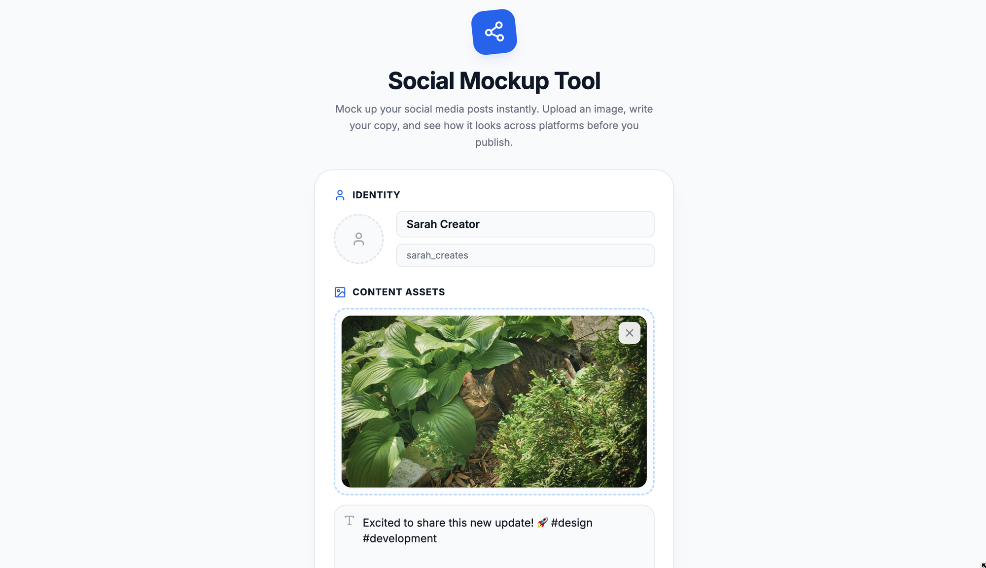 Social Mockup Tool Feature Image