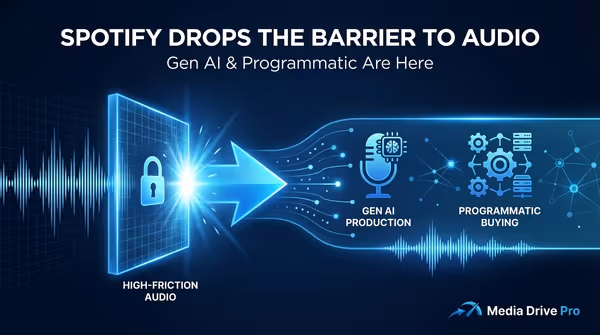 Spotify Drops the Barrier to Audio: Gen AI & Programmatic Are Here Feature Image